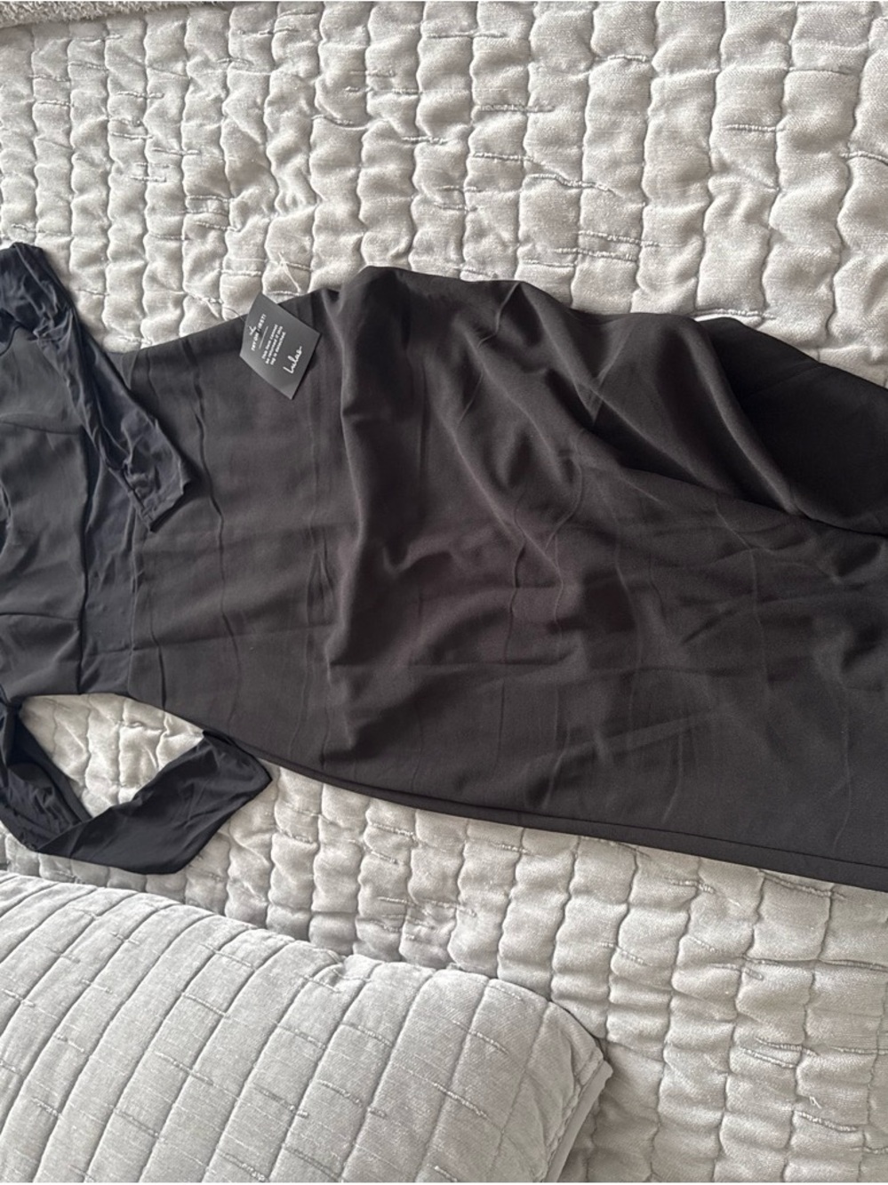 Lulu's Black Long Sleeve Midi Dress